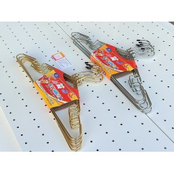 Вішалки-плечики металеві 400х4мм. з поворотним гачком (хромовані)